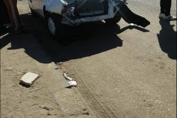  وقوع مصابين في حادث تصادم 4 سيارات أمام مرور العاشر من رمضان