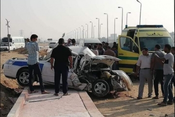  حادث مروع بين 6 سيارات في العاشر من رمضان.. ونقل المصابين للمستشفى