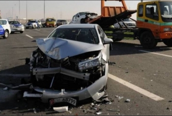  10 إصابات في حادث سير على طريق 