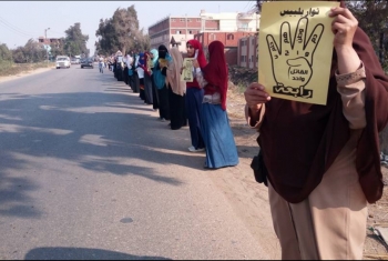  أحرار بلبيس يتظاهرون عقب صلاة الجمعة رفضا لحكم العسكر