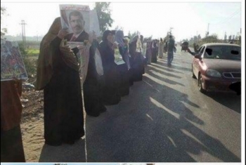  أحرار الحسينية يحتشدون بفعاليات رافضه للانقلاب العسكري