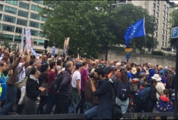  الآلاف في مسيرة بلندن رفضًا لخروج بريطانيا من الاتحاد الأوروبي