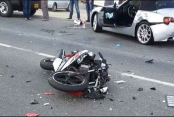  مقتل شقيقين في حادث تصادم سيارة ودراجة بخارية بالحسينية