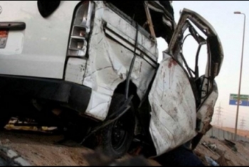  إصابة 15 عاملاً باليومية في حادث انقلاب سيارة ببلبيس