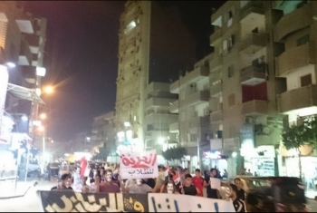  مسيرة لثوار منيا القمح تطالب بوقف الإعدامات