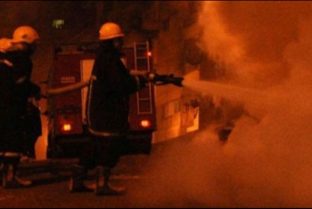  اندلاع حريق بجوار سور محلج شركة أقطان بالزقازيق