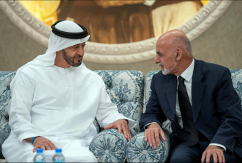  الإمارات تعلن استقبال الرئيس الأفغاني 