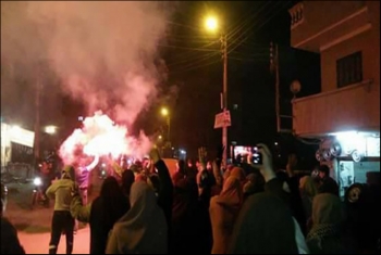  بالصور.. ليالي الثورة تعود بمدينة أبو حماد عشية ذكرى 25 يناير