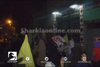  تظاهرة لثوار السكاكرة ترفع صور الرئيس مرسي