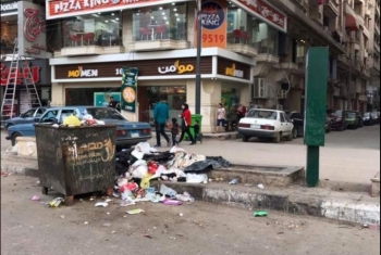  القمامة تلوث شارع طلبة عويضة أرقى أحياء الزقازيق
