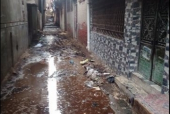  بالصور.. مياه المجاري تغرق مجددا شوارع السعديين بمنيا القمح